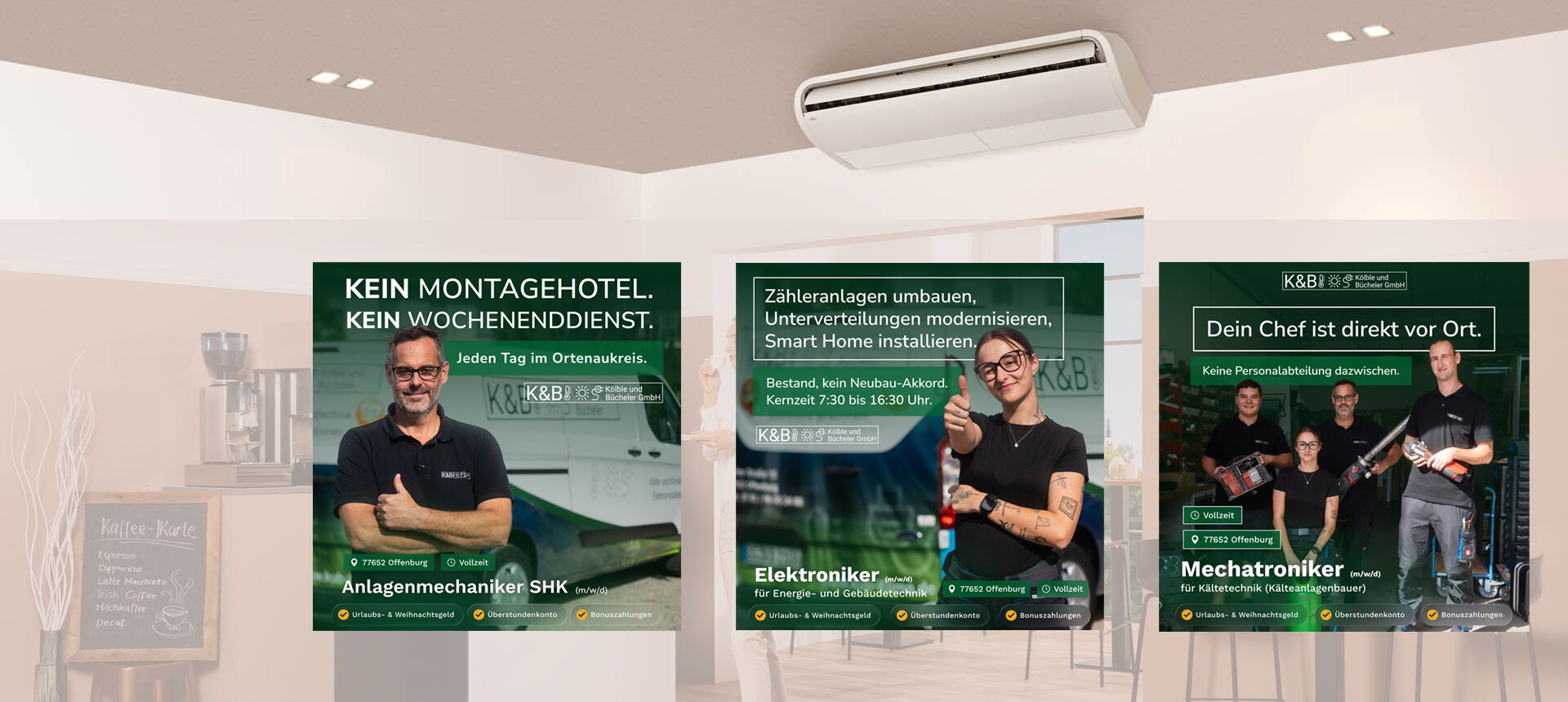 Ihr Partner für Klima-, Kälte- und Elektrotechnik aus Offenburg / Baden